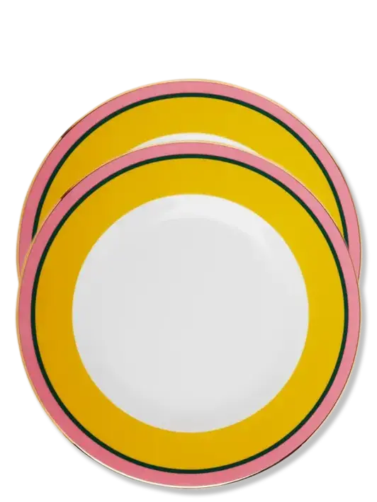 Rainbow Giallo Dinner Plates (Set Of 2) 1