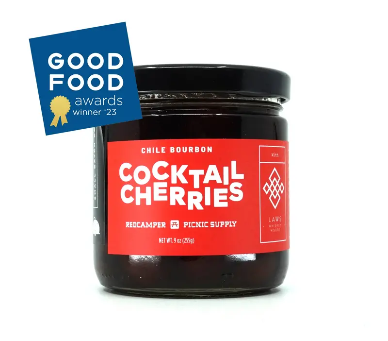 Redcamper Chile Bourbon–Infused Cocktail Cherries (9 Oz) 1