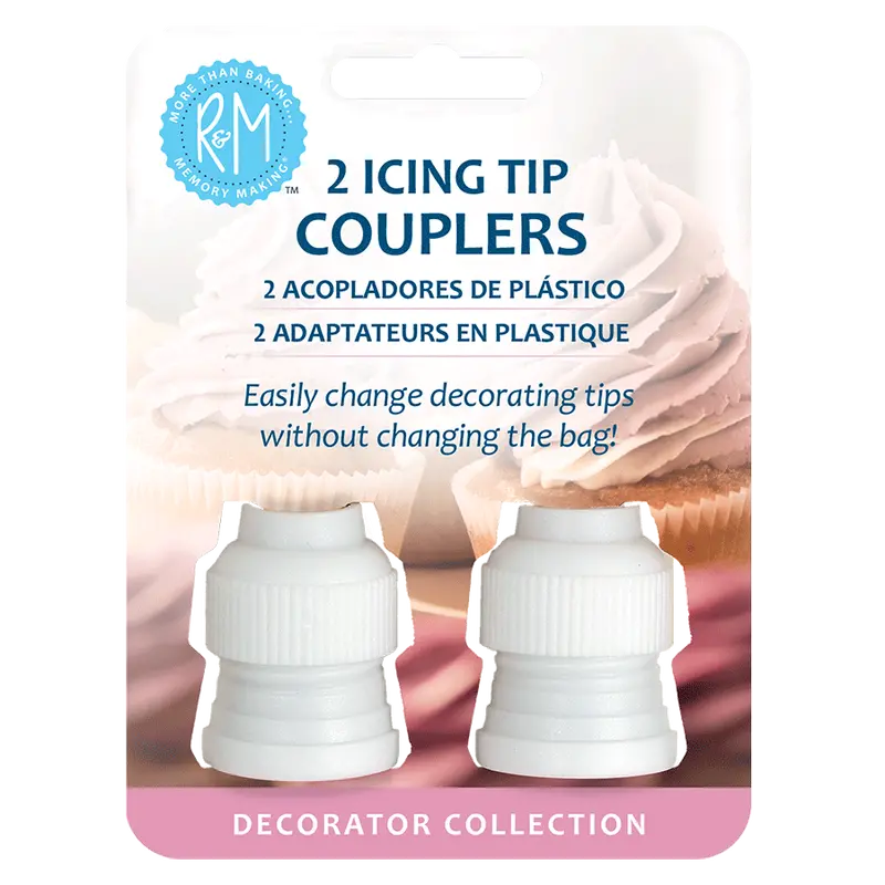 R&M Icing Coupler Set – Two-Piece Reusable Decorating Tool For Piping Bags 1