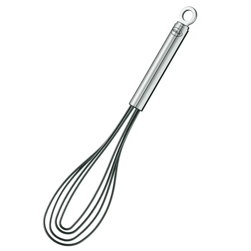 Rösle Silicone Flat Whisk – Flexible Heat-Resistant Baking & Cooking Tool 1