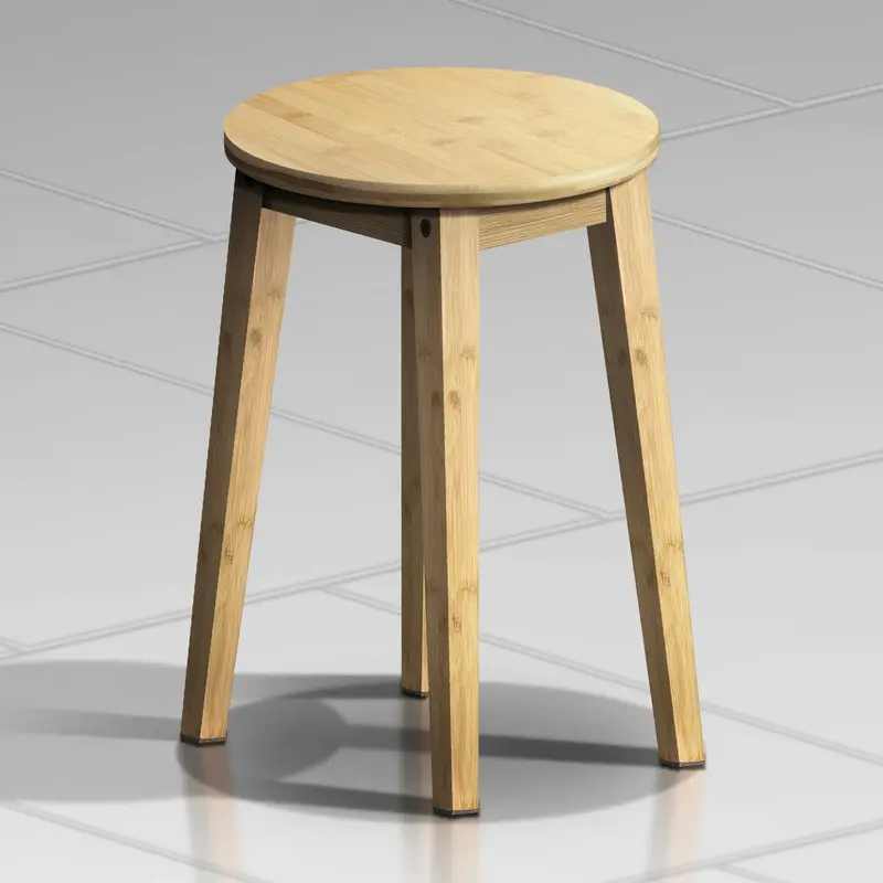 Round Stool – 30 Cm Diameter × 45 Cm Height 1