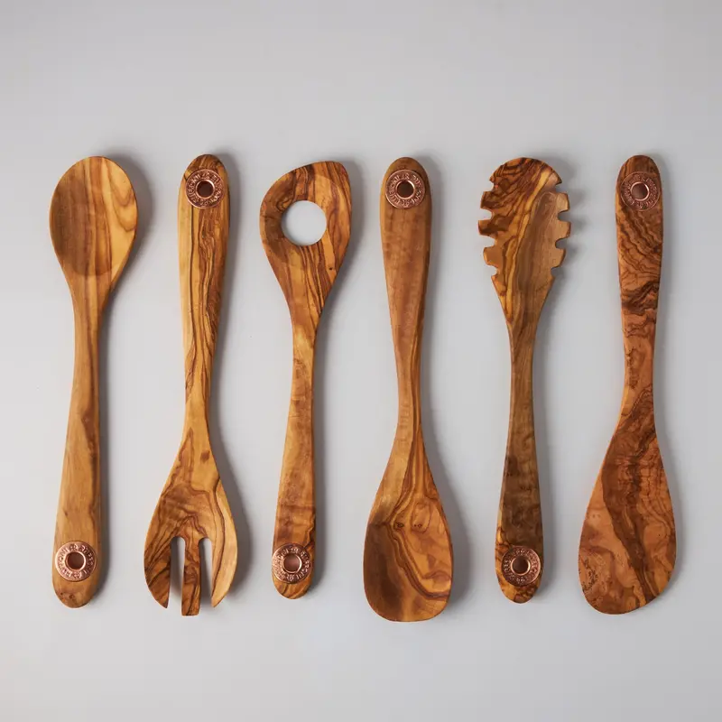 Ruffoni 6-Piece Olivewood Cooking Utensil Set 1