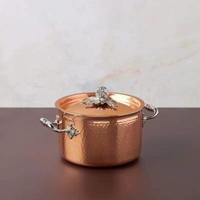 Ruffoni Opus Cupra 3-Quart Copper Saucepot With Tight-Fitting Lid 1