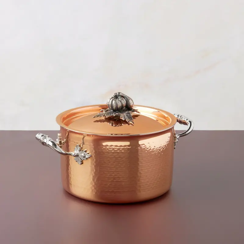 Ruffoni Opus Cupra Soup Pot – 4-Quart Enameled Copper 1