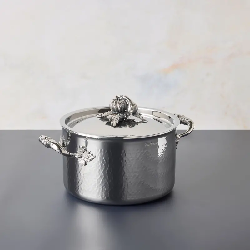 Ruffoni Opus Prima 4-Quart Handcrafted Soup Pot In Copper And Stainless Steel (Model 99151) 1