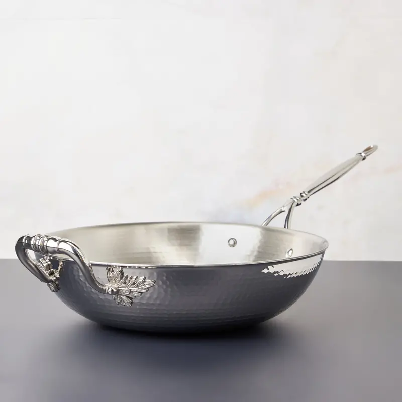 Ruffoni Opus Prima 5-Quart Open Copper Wok For High-Heat Stir-Frying (Model 99272) 1