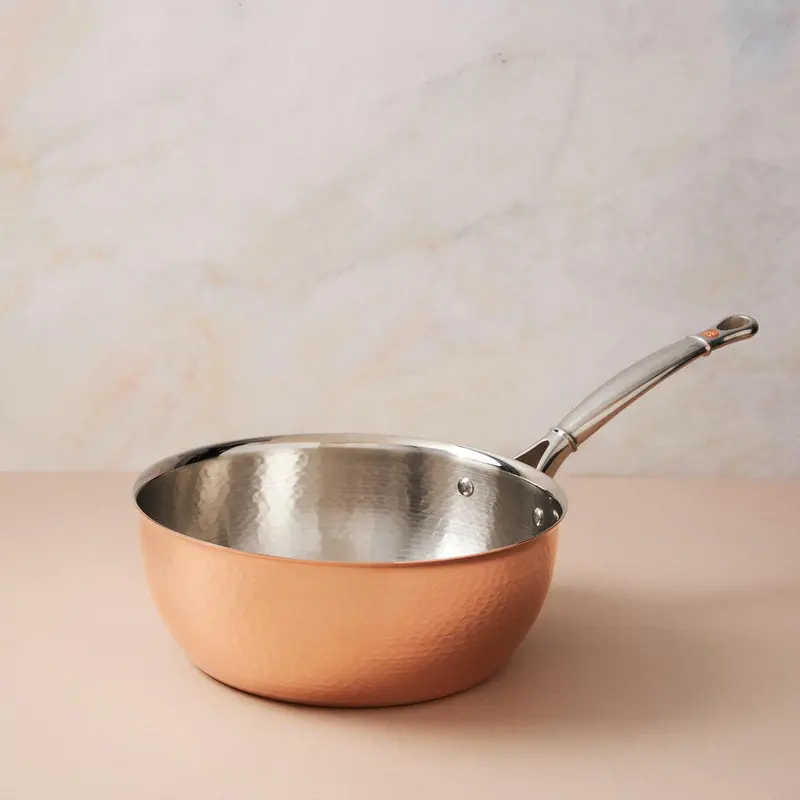 Ruffoni Symphonia Cupra Chef Pan – 4-Quart Copper-Clad Stainless Cookware With Lid 1