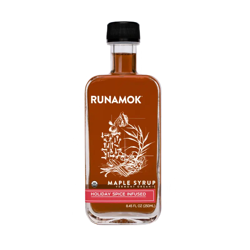 Runamok Holiday Spice Organic Maple Syrup – 250Ml Festive Blend 1