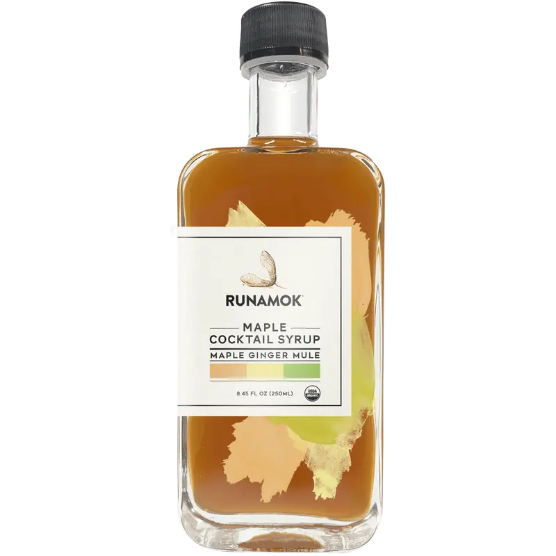 Runamok Maple Ginger Mule Syrup – Effervescent Cocktail Enhancer 1