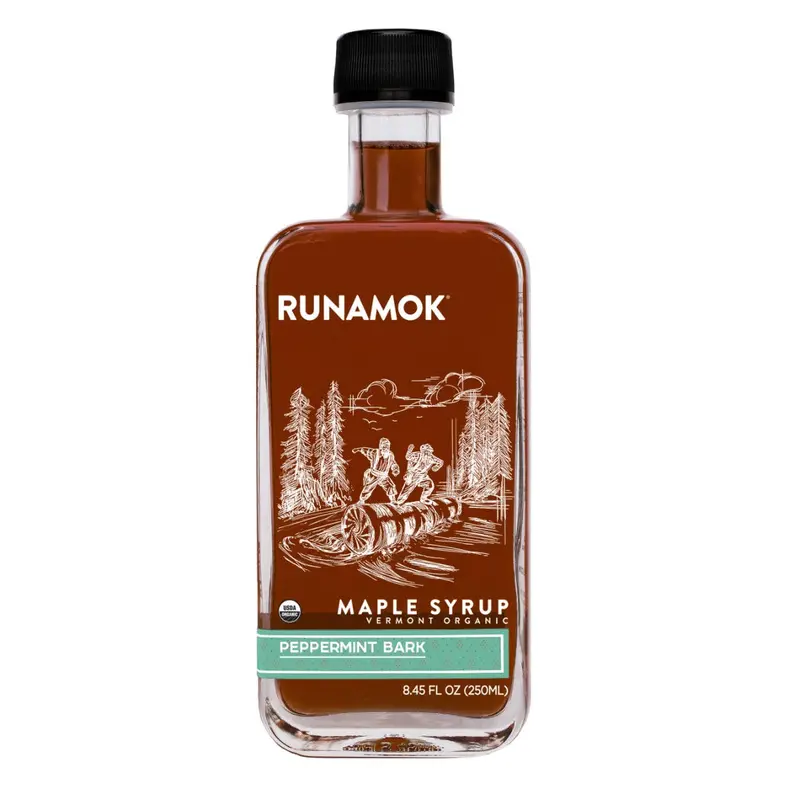 Runamok Peppermint Bark Organic Maple Syrup – 250Ml Seasonal Delight 1