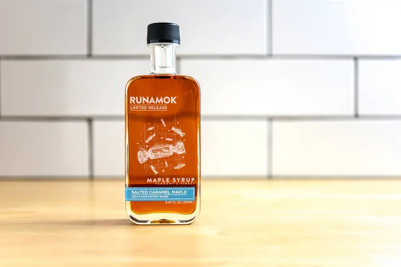 Runamok Salted Caramel Organic Maple Syrup – 250Ml Gourmet Infusion 1