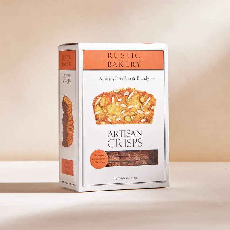 Rustic Bakery Apricot-Pistachio-Brandy Artisan Crisps 1