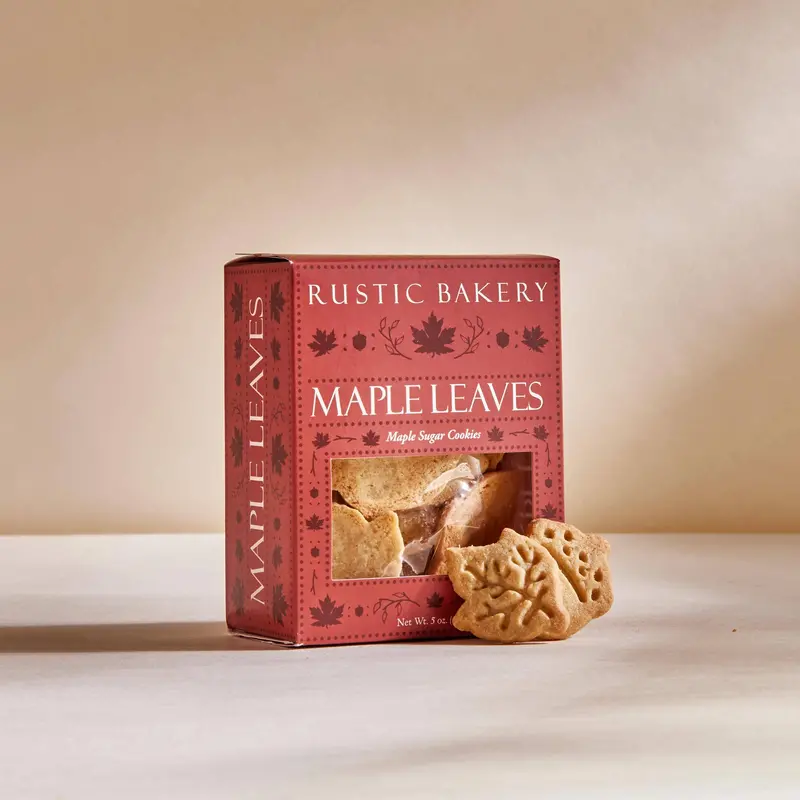 Rustic Bakery Maple Leaf Cookies | Autumn-Themed Sugar Cookies 1