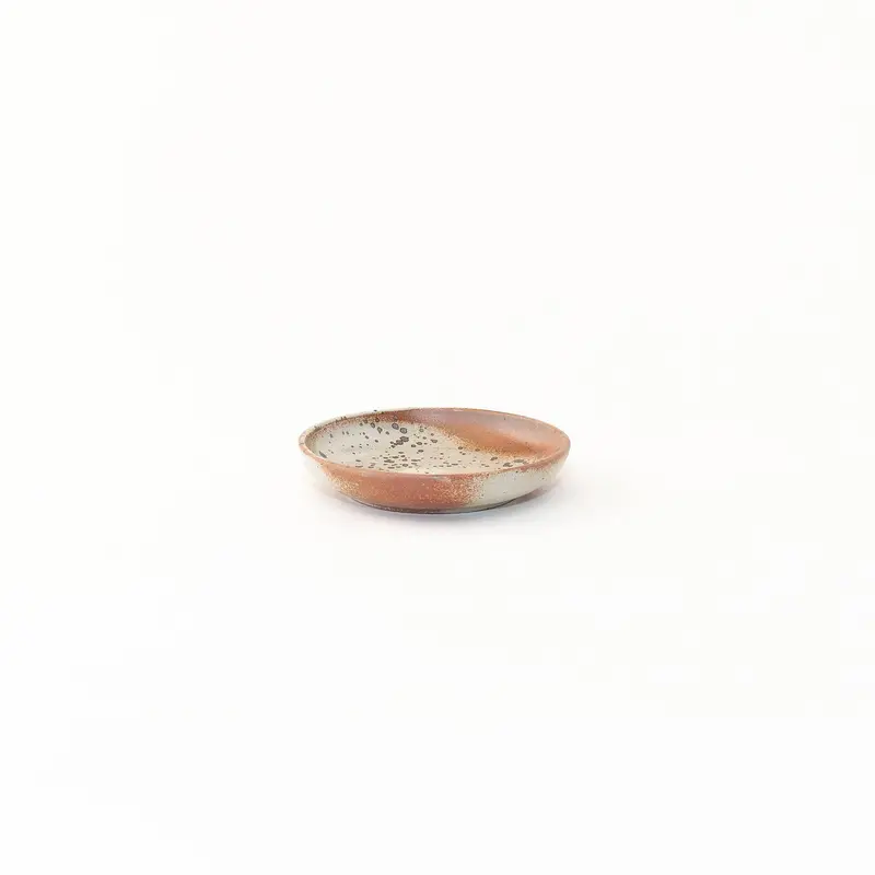 Sarah Kersten Basin Collection Appetizer Dish – Winter Mesa Terracotta 1