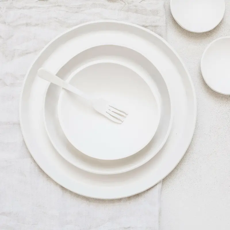 Scandinavian-Inspired White Soup Bowl 1