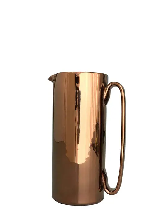 Serlio Bronze-Finished Terracotta Carafe 1