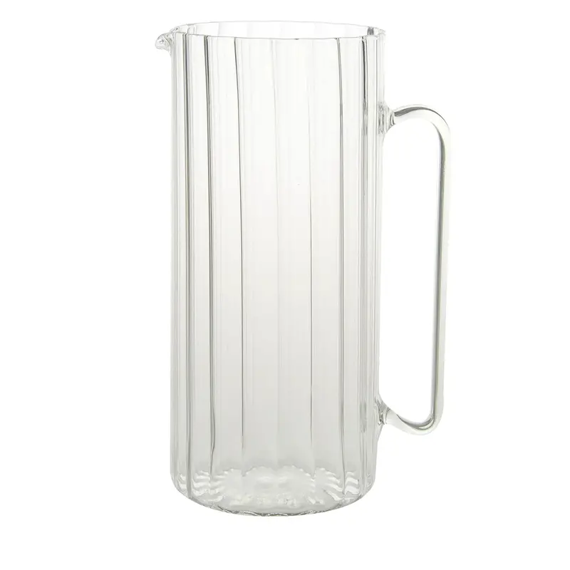 Serlio Clear Glass Pitcher For Modern Entertaining 1