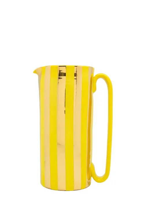 Serlio Mercante 24K Gold & Sunflower Yellow Carafe 1