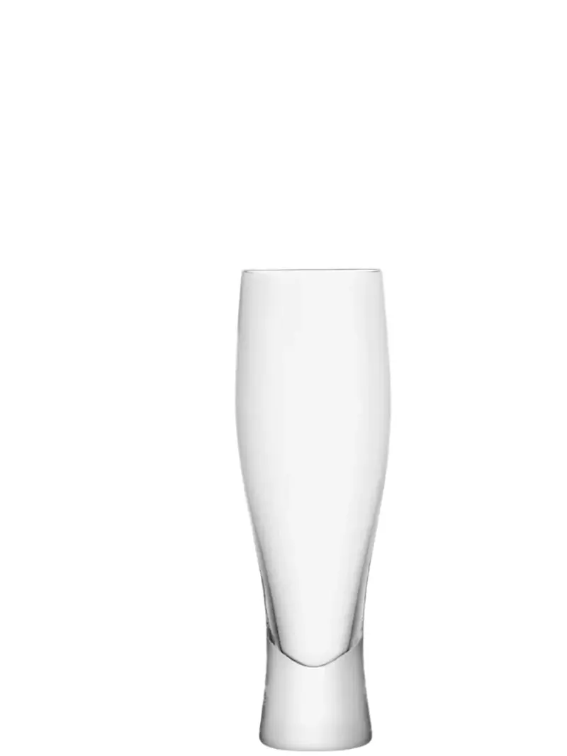 Set Of 4 Clear Lager Glasses – 400Ml Bar-Ready Design 1