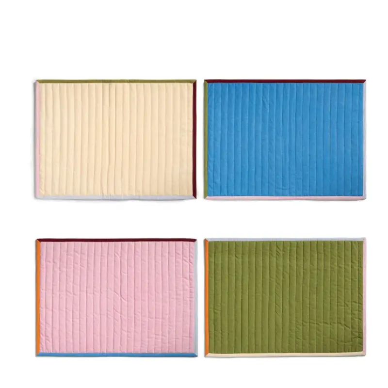 Set Of 4 Cotton Stitch Placemats 1