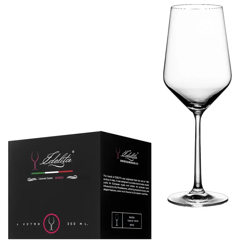Set Of 6 Elegant Wine Tumblers – 350Ml 1