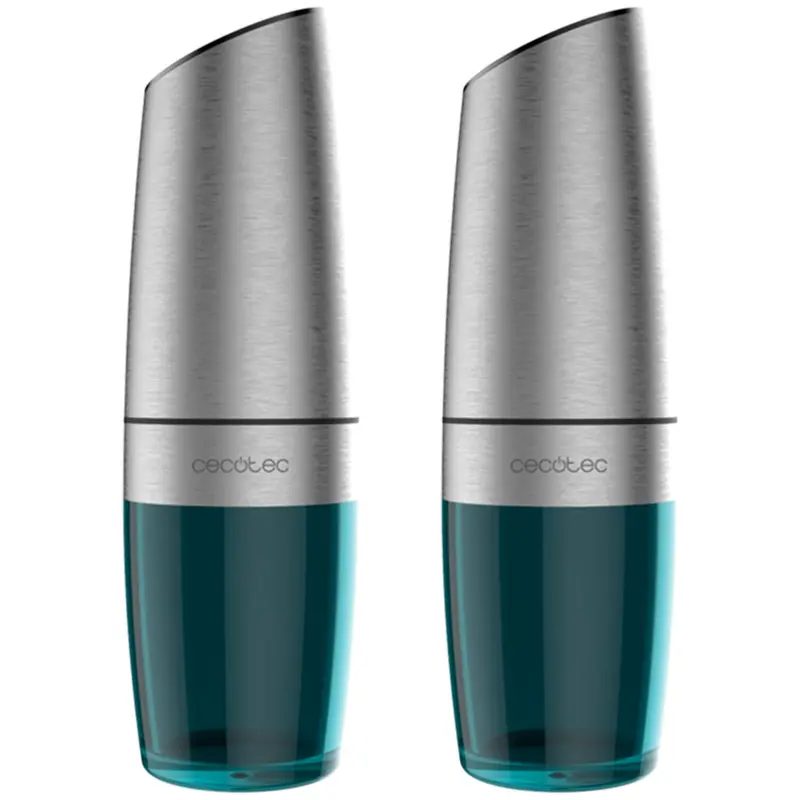 Set Of Two Manual Pepper Mills With Stainless Steel Grinding Mechanism 1