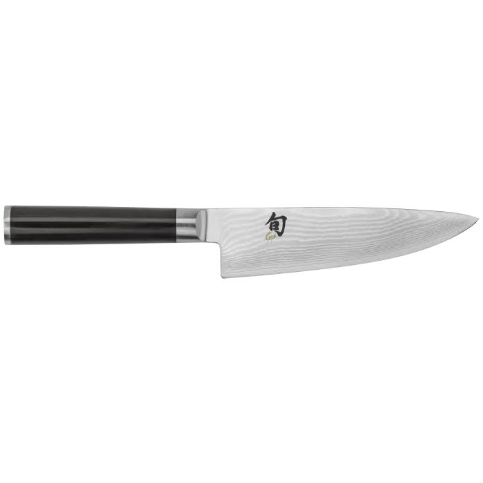 Shun Classic 6-Inch Ebony Chef’S Knife – Precision Forged Blade 1