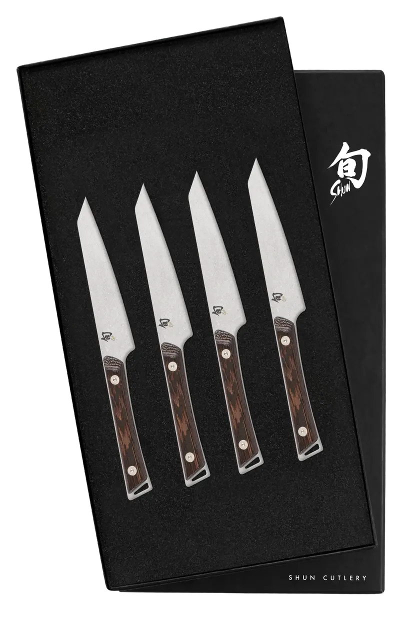 Shun Kanso 4-Piece Steak Knife Set – Premium Dining Essentials 1