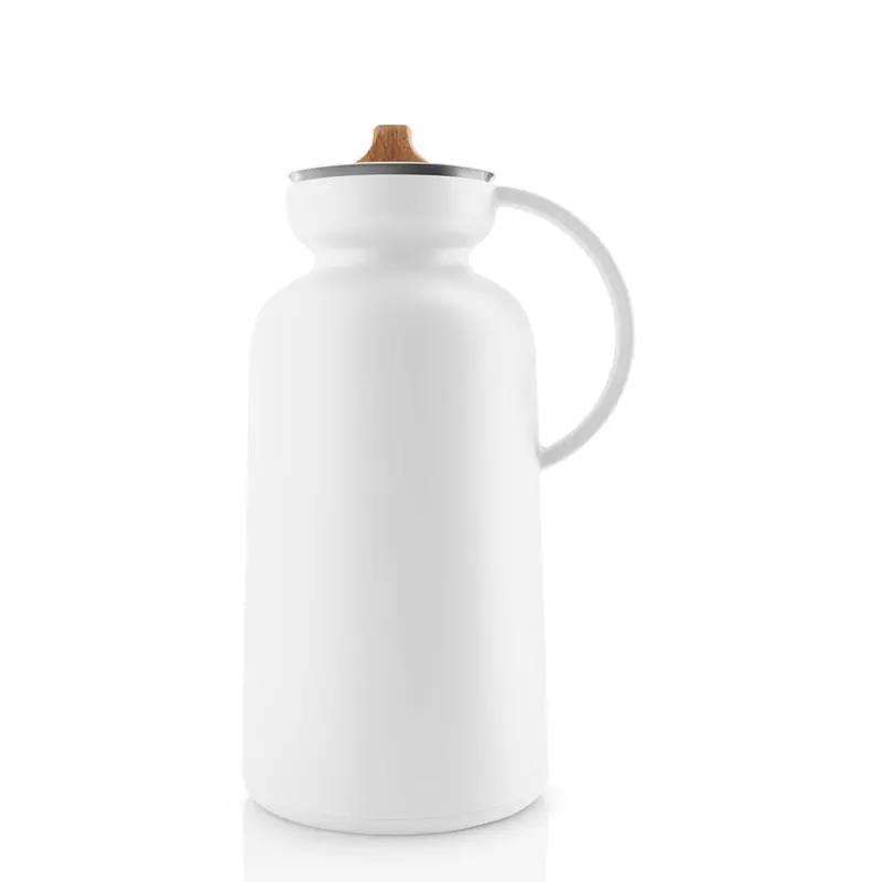 Silhouette Vacuum Carafe – 1-Liter White Thermal Jug 1