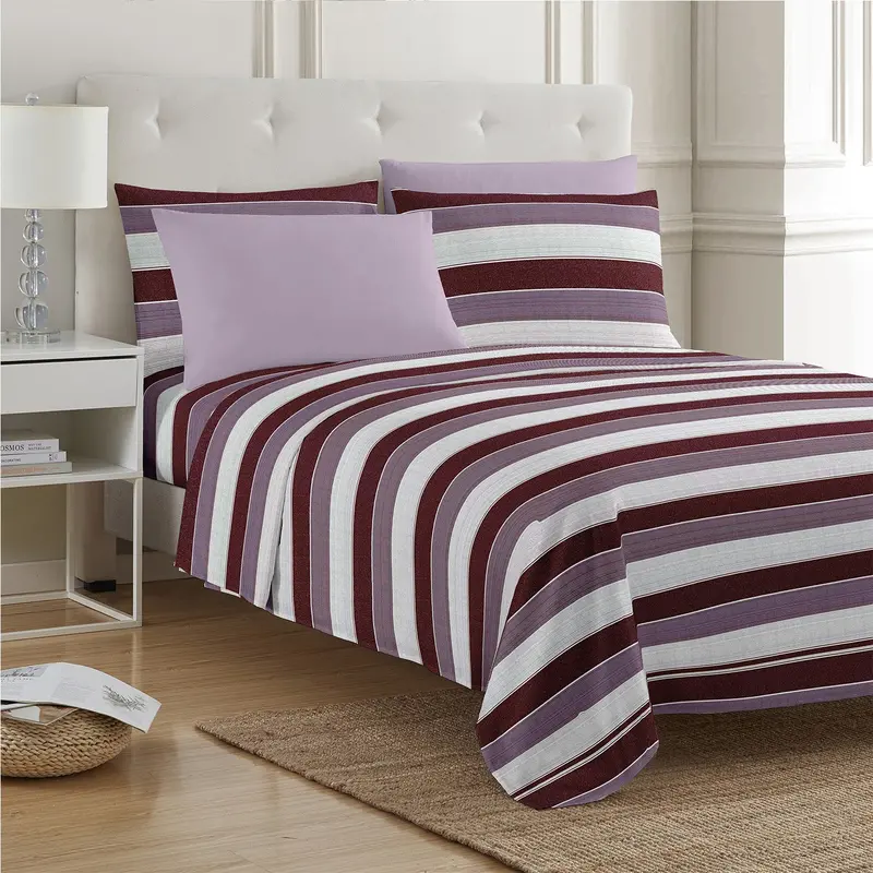 Single-Size Bedding Set – Cotton Blend Duvet Cover, Sheet & Pillowcase 1