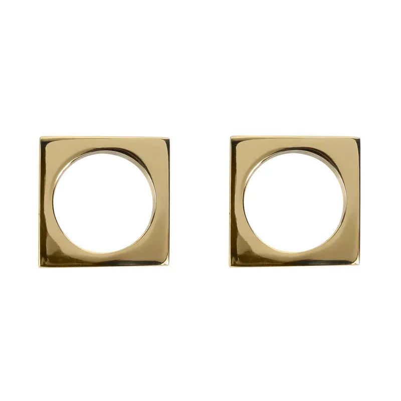Sir|Madam Minimalist Napkin Rings For Modern Tables 1