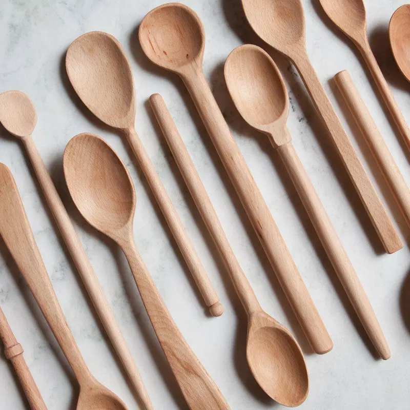 Sir|Madam X-Small Solid Wood Cooking Spoons – Sustainable Hardwood Utensils 1