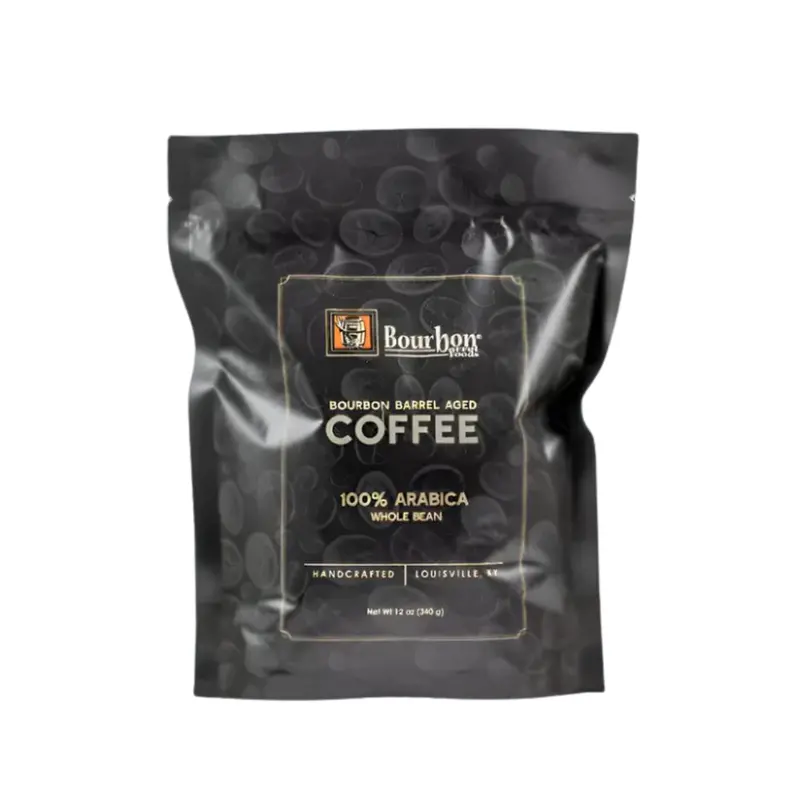 Small-Batch Bourbon Barrel–Aged Whole Bean Coffee (12 Oz) 1