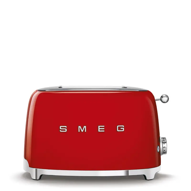 Smeg 2-Slice Toaster In Bold Red 1