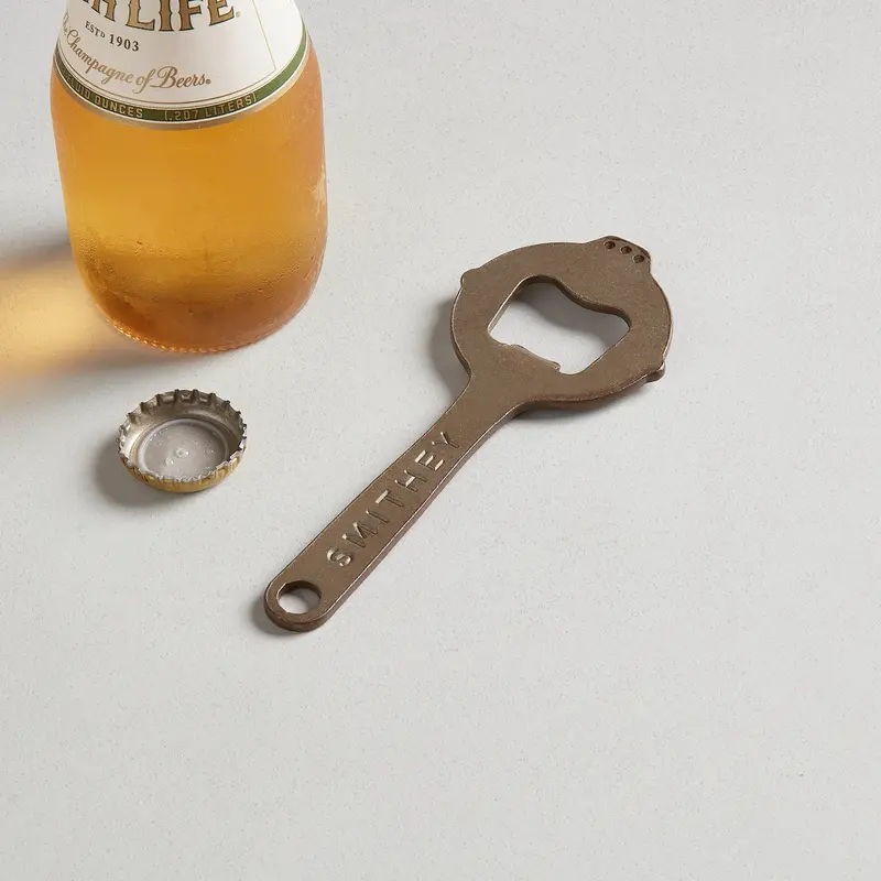 Smithey Forged Steel Bottle Opener – Heavy-Duty Bar Tool 1