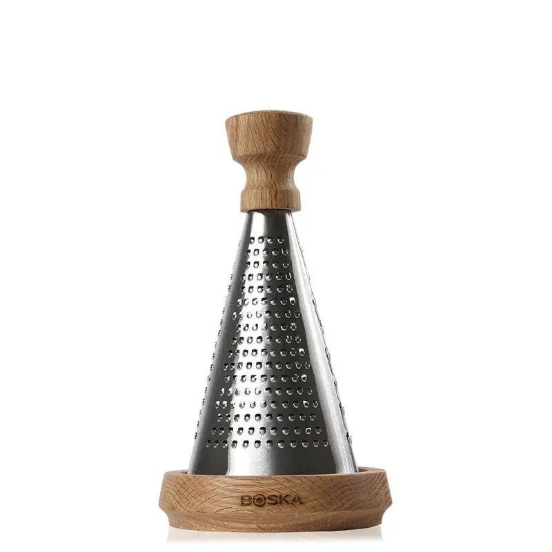 Solid Oak Tabletop Grater For Fresh Ingredients 1