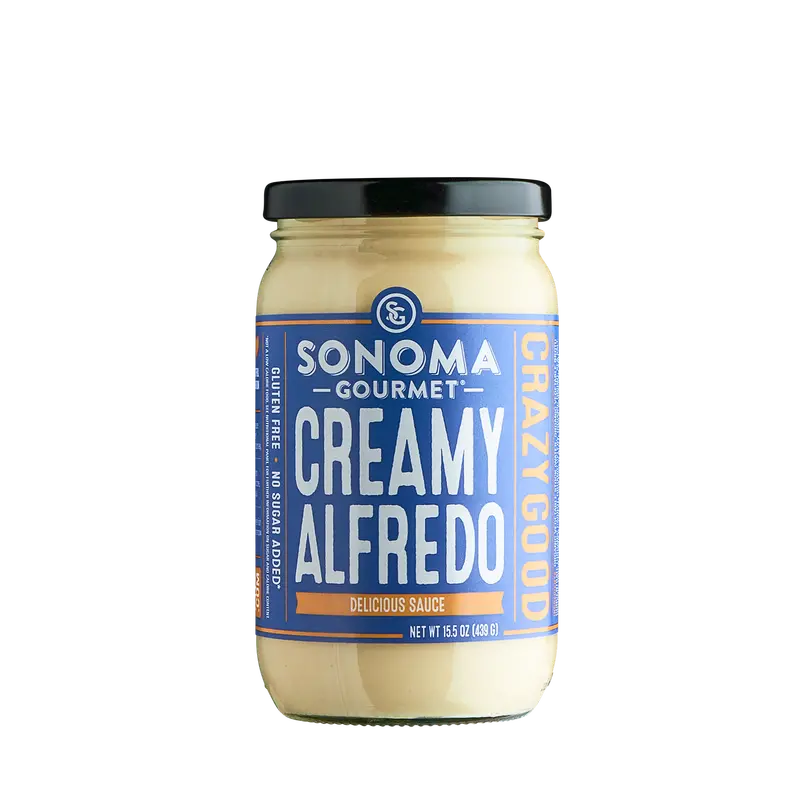 Sonoma Gourmet Creamy Alfredo Sauce – Rich Parmesan & Garlic Blend (15.5 Oz) 1