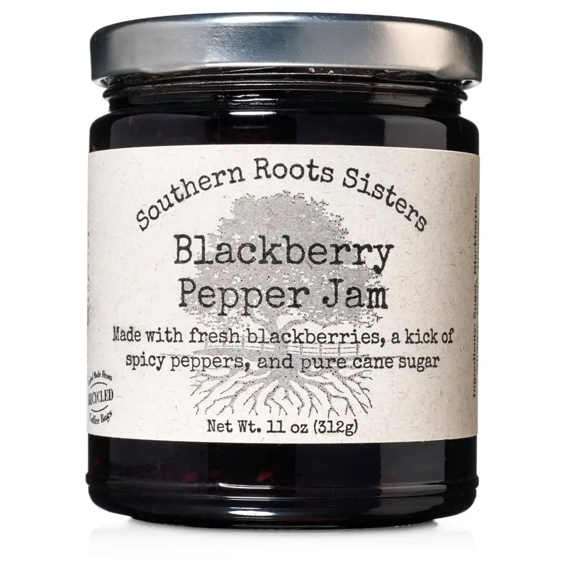 Southern Roots Sisters Blackberry Pepper Jam – Bold Fruit & Heat Blend 1
