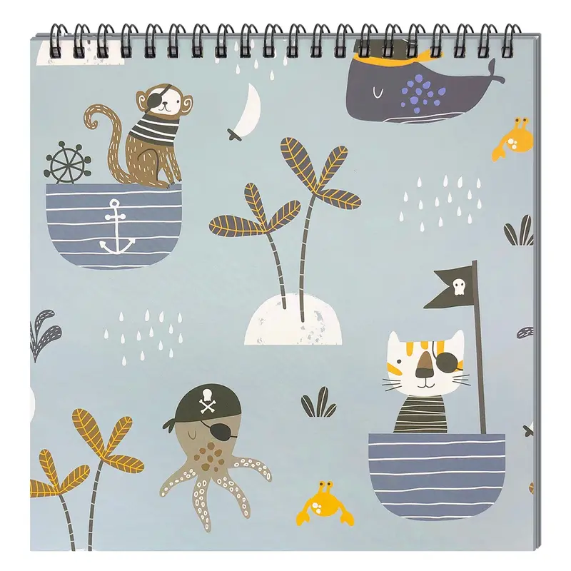 Spiral-Bound Drawing Sketchbook – 18 X 18 Cm Blank Art Journal 1