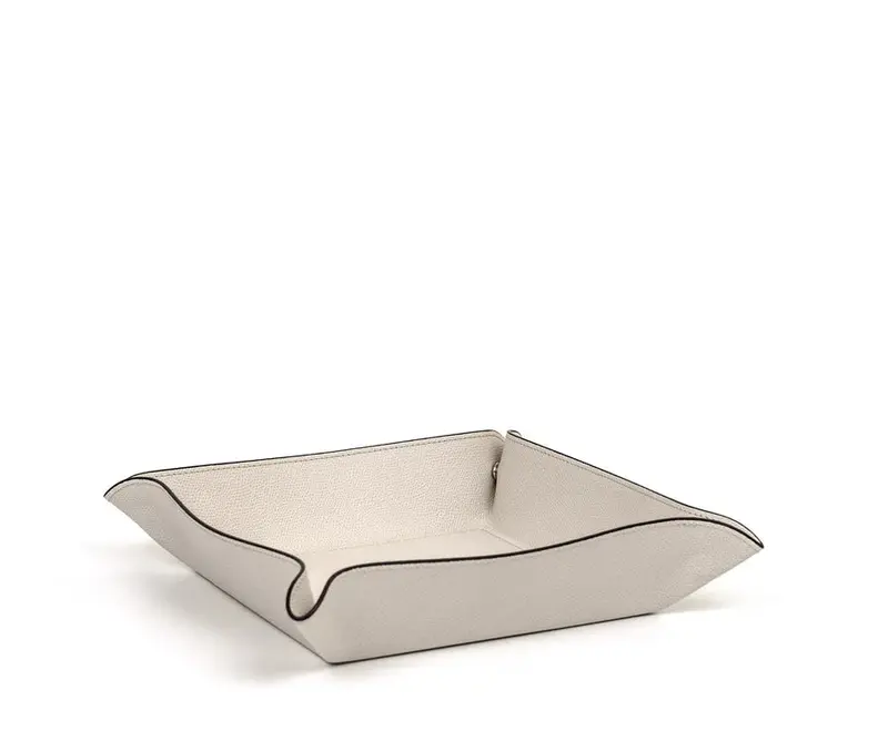 Square Decorative Trinket Tray – Desktop Or Vanity Organizer 1