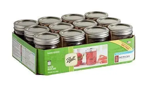 Standard-Mouth Half-Pint Glass Food Storage Jar 1