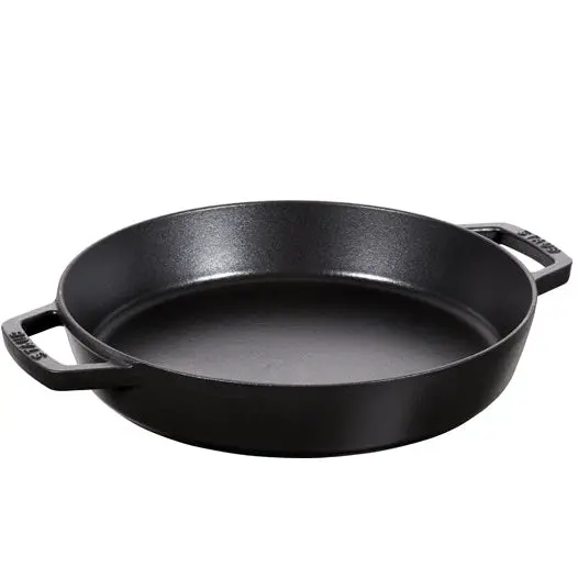 Staub Enamel-Coated Cast Iron Paella Pan 1