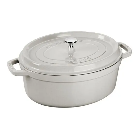 Staub Oval Enameled Cast Iron Cocotte – 7 Qt 1