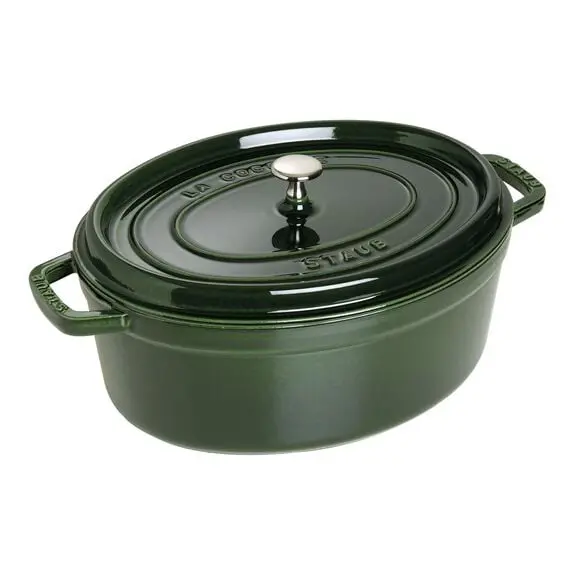 Staub Oval Enameled Cast Iron Dutch Oven – 5.75 Qt 1