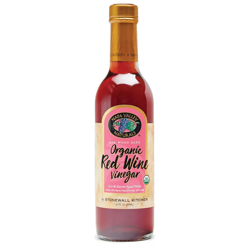 Stonewall Kitchen Organic Red Wine Vinegar – Full-Bodied Vinegar For Dressings & Marinades 1