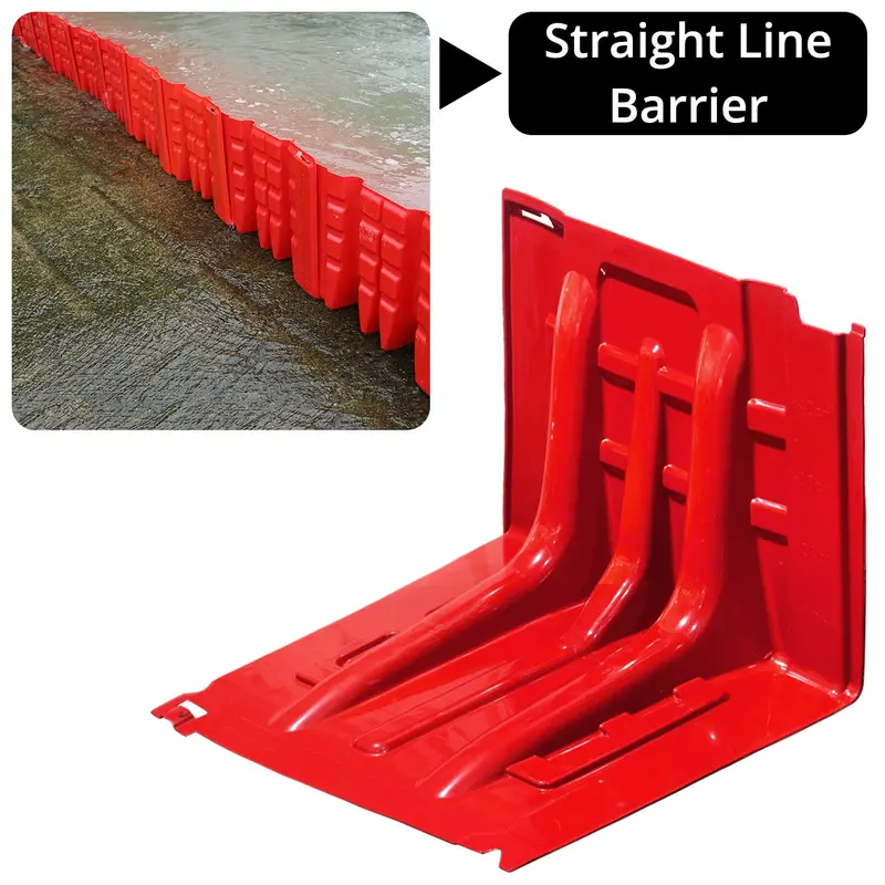 Straight Flood Barrier – Linear Waterproof Seal Panel 1