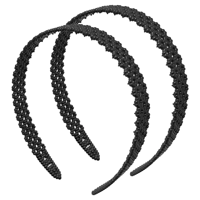 Stretch-Fit Fabric Headbands – 2-Pack Comfortable Hair Accessories 1
