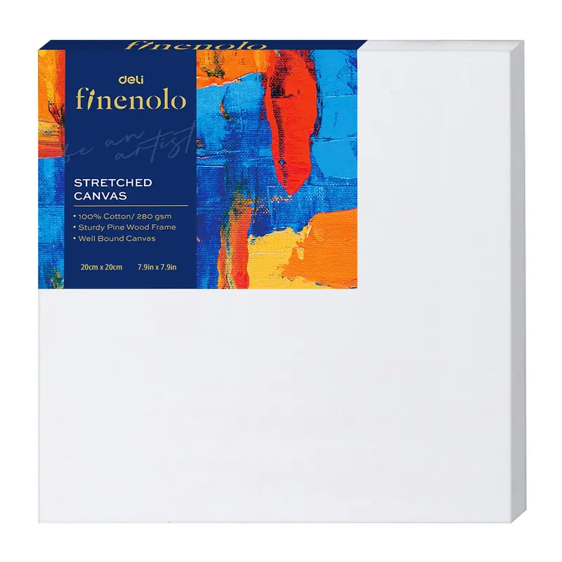 Stretched Canvas Board – 20 × 20 Cm 1