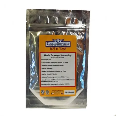 Sucklebusters Texas-Style Garlic Sausage Seasoning 1