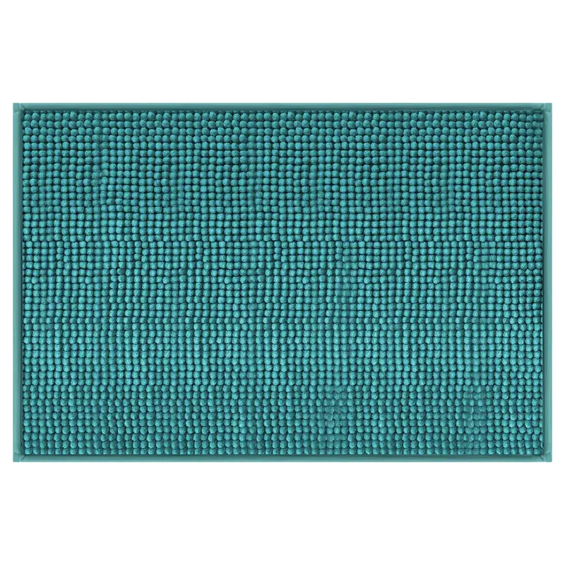 Textured Cotton Bath Rug – 40 × 60 Cm 1